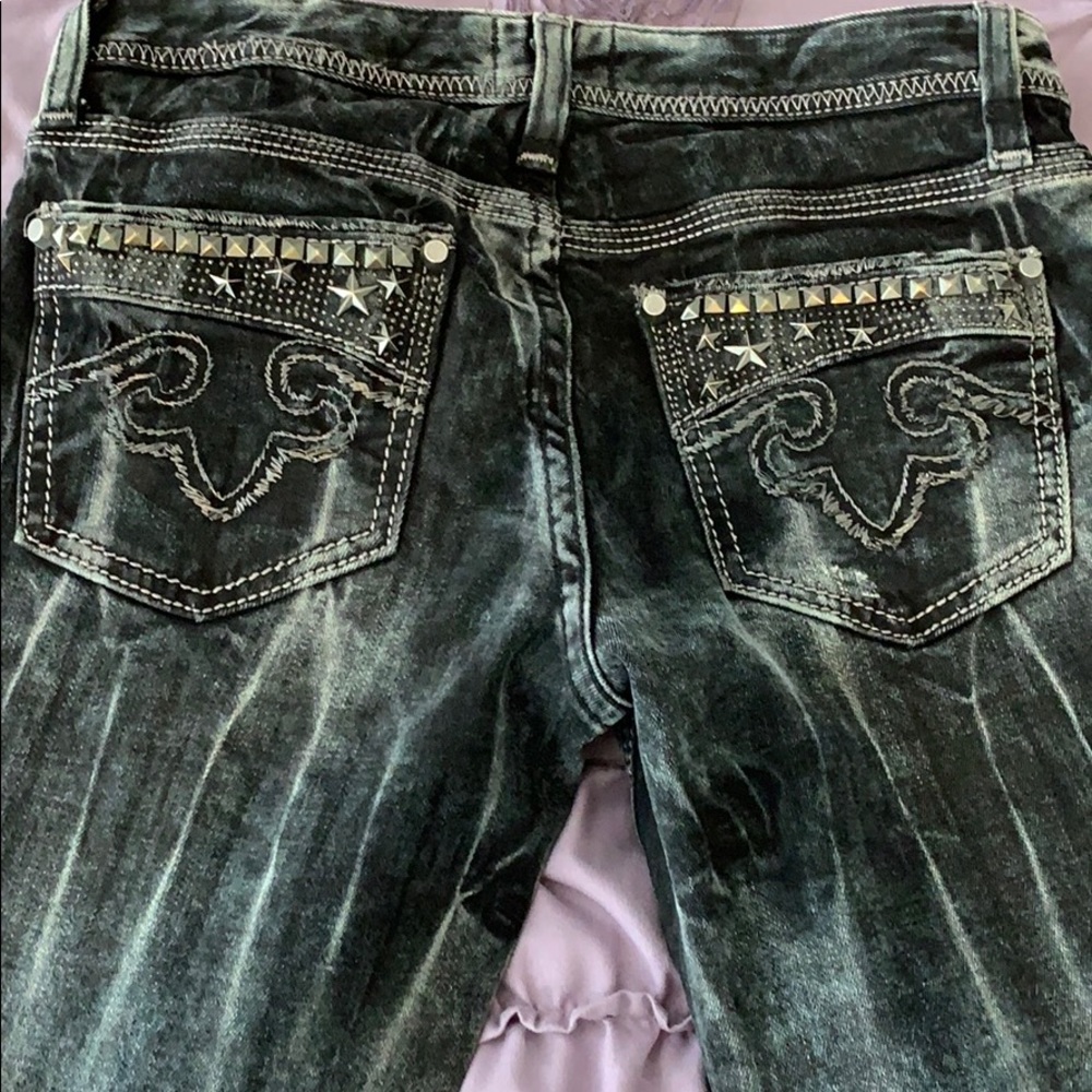 Studded jeans